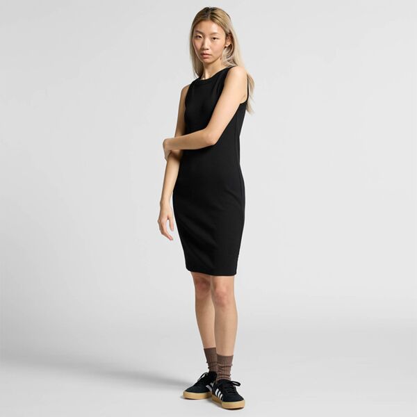 Womens Organic Rib Dress Thumbnail