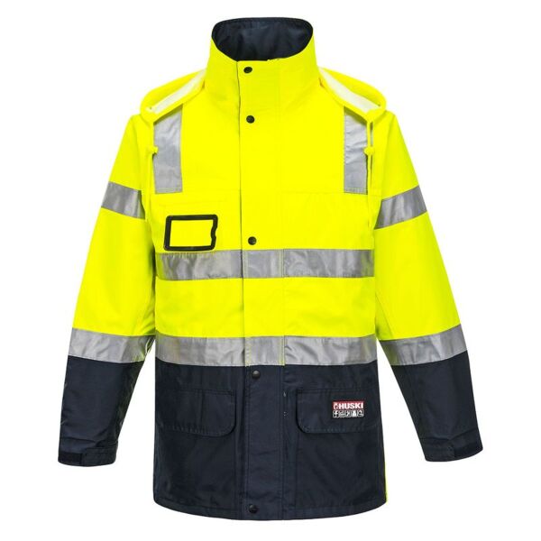 Huski Transit Hi-Vis Rain Jacket Thumbnail