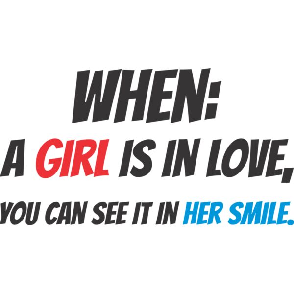 When A Girl is in Love Thumbnail